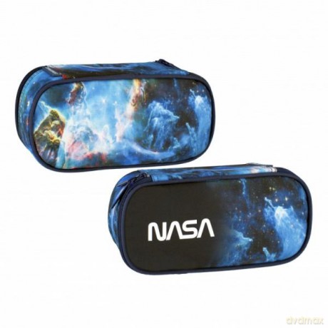 Piórnik saszetka owalna 1 zamek NASA