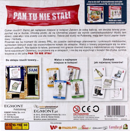 Pan Tu Nie Stał Gra Planszowa Tw [GRA PLANSZOWA]
