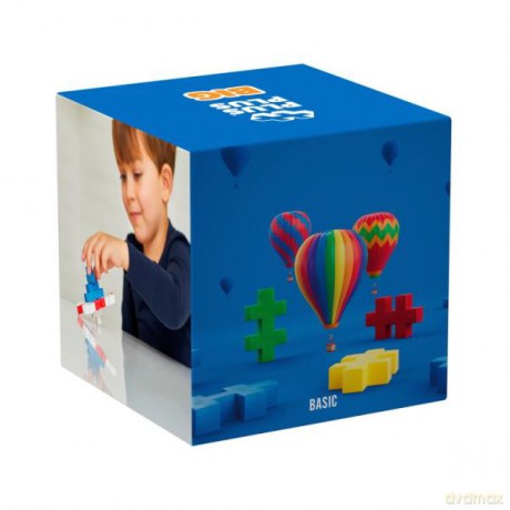 Plus Plus Klocki BIG zestaw w kolorach podstawowych 100 elementów [KLOCKI]