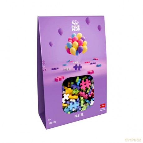 Plus Plus Klocki Mini pastelowe 300 elementów w opakowaniu [KLOCKI]