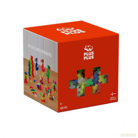Plus Plus Klocki Neon 600 elementów w opakowaniu [KLOCKI]