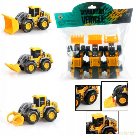 Pojazd budowlany 3 szt. w worku 1320596