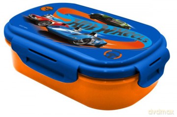 Pudełko śniadaniowe + sztućce 21x14x6 cm Hot Wheels HW00018 Kids