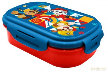 Pudełko śniadaniowe + sztućce 21x14x6 cm PAW PATROL Psi Patrol PW19932 Kids