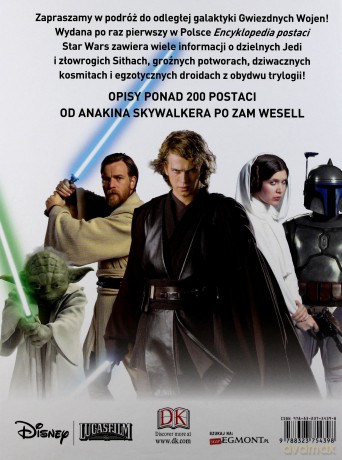 Gwiezdne Wojny Encyklopedia Postaci Tw (Star Wars) [KSIĄŻKA]