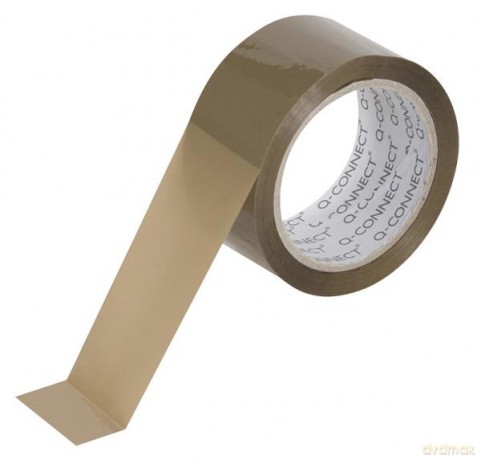 Taśma pakowa brązowa 48mmx66Y (60,35M) 40mic p6 Q-CINNECT
