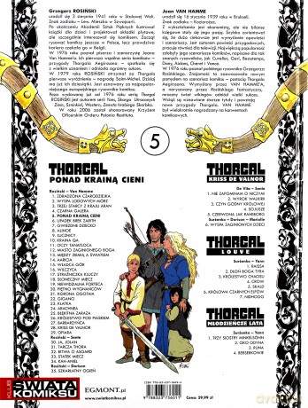 Thorgal Tom 05: Ponad Krainą Cieni (twarda) - Rosiński - Van Hamme [KSIĄŻKA]
