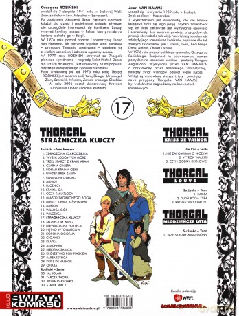 Thorgal Tom 17: Strażniczka Kluczy (twarda) - Rosiński - Van Hamme [KSIĄŻKA]