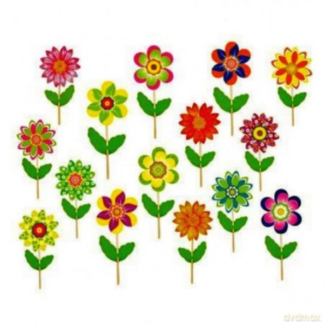 Wiatrak 25 cm Fiore mix