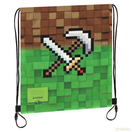Worek szkolny na ramię Pixel Game 507276 Starpak