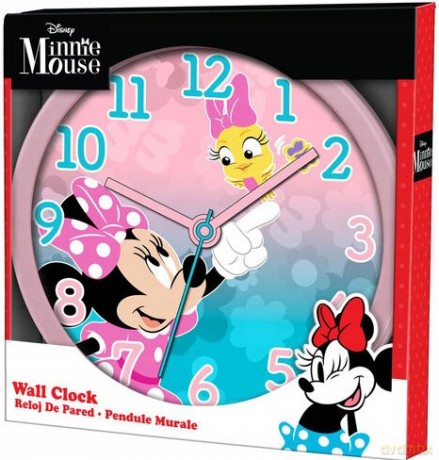 Zegar ścienny Wall clock 25 cm Minnie Mouse MN3075 Kids