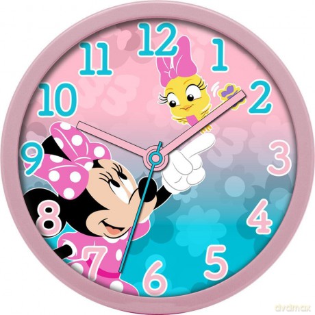 Zegar ścienny Wall clock 25 cm Minnie Mouse MN3075 Kids