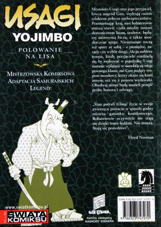 Usagi Yojimbo Polowanie Na Lisa T.19 - Stan Sakai [KSIĄŻKA]