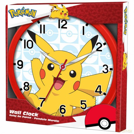 Zegar ścienny Wall clock 25 cm Pokemon POK3159 Kids