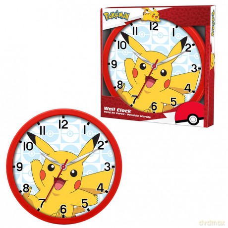 Zegar ścienny Wall clock 25 cm Pokemon POK3159 Kids