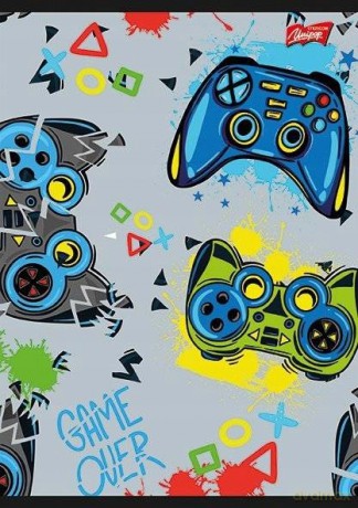 Zeszyt A5 16k krata laminowany Gamepad5