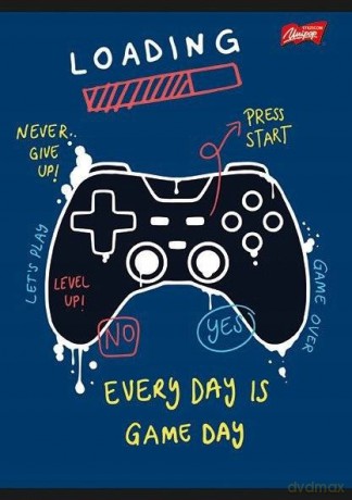 Zeszyt A5 16k krata laminowany Gamepad5