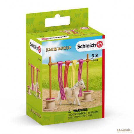 Schleich 42484 Bramka z tasiemkami dla kucyków Farm World [FIGURKA]