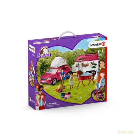 Schleich 42535 Końskie przygody z samochodem i przyczepą Horse Club [FIGURKA]