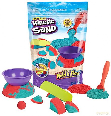 Kinetic Sand - Dwukolorowy piasek kinetyczny z akcesoriami