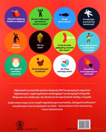 Odpowiedzi na wszystkie pytania. 200 infografik objaśniających świat -  Rob Orchard, Christian Tate [KSIĄŻKA]