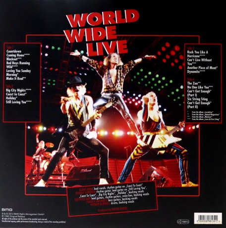 Scorpions: World Wide Live (Transparent Orange) [2xWinyl]