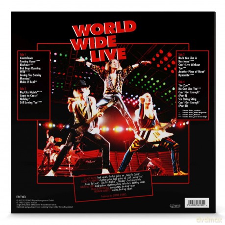 Scorpions: World Wide Live (2023) (Special Edition) (Coloured) [2xWinyl]