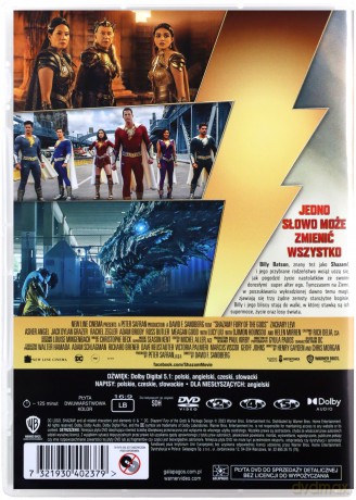 Shazam! Gniew bogów [DVD]