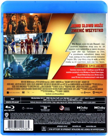 Shazam! Gniew bogów [Blu-Ray]