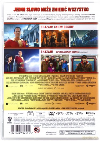 Shazam! Kolekcja 2 Filmów [2DVD]