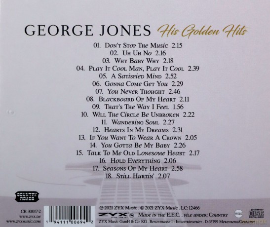 George Jones: His Golden Hits [CD]