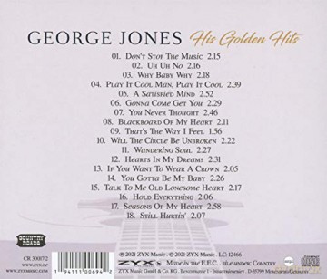 George Jones: His Golden Hits [CD]
