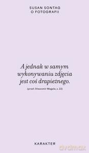 O fotografii - Susan Sontag [KSIĄŻKA]