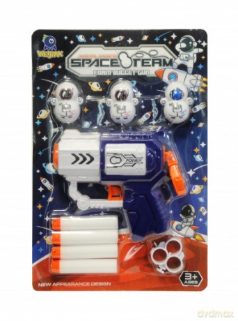 Pistolet z piankowymi pociskami