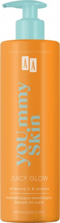 AA YOU.mmy Skin Juicy Glow Balsam do ciała rozświetlająco-nawilżający 400 ml