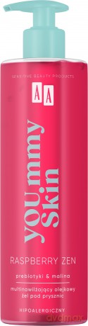 AA YOU.mmy Skin Raspberry Zen Multinawilżający Olejkowy Żel pod prysznic 400 ml