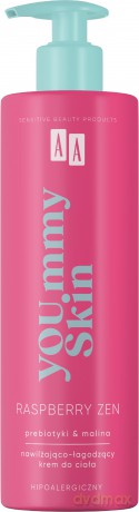 AA YOU.mmy Skin Raspberry Zen Nawilżająco-Łagodzący Krem do ciała 400 ml