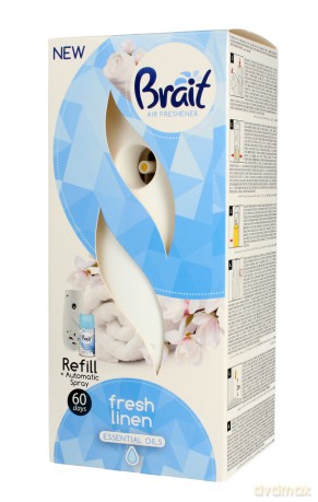 Brait Air Freshener Odświeżacz automatyczny - urządzenie + zapas Fresh Linen 250 ml