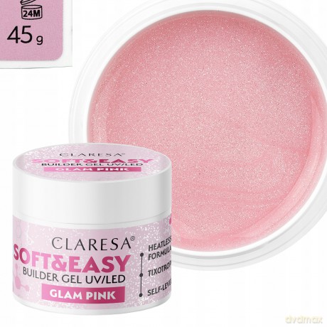 Claresa N Żel Soft&Easy Builder Glam Pink 45g