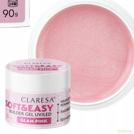 Claresa N Żel Soft&Easy Builder Glam Pink 90g