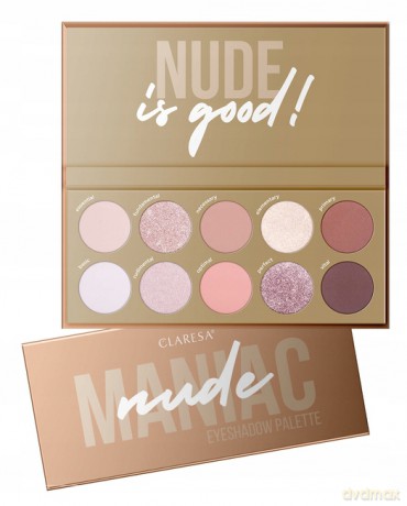 Claresa Paleta cieni NUDE MANIAC