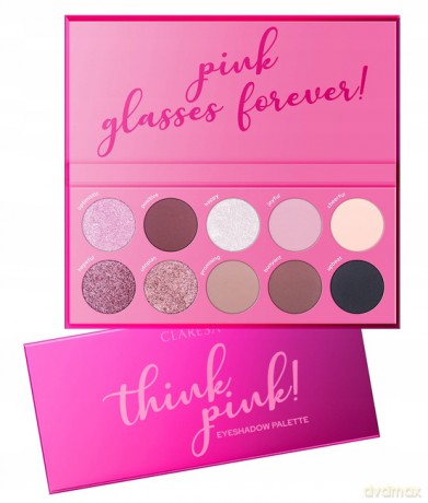 Claresa Paleta cieni THINK PINK