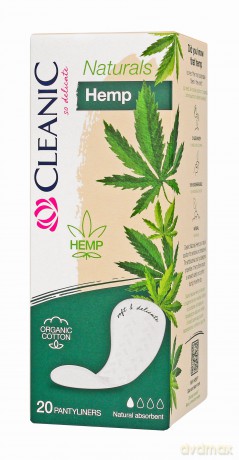 Cleanic Naturals Hemp Wkładki higieniczne Organic 1op.-20szt