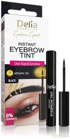 DELIA EYEBROW EXPERT Henna expres 1.0 Czarna