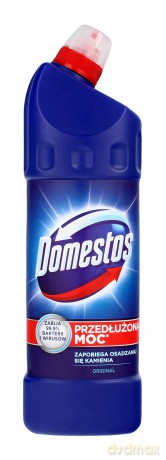 Domestos Przedłużona Moc Płyn do WC oczyszczająco-dezynfekujący Original 1000 ml