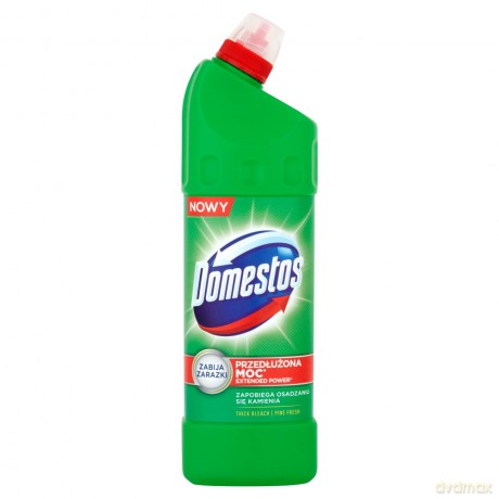 Domestos Przedłużona Moc Płyn do WC oczyszczająco-dezynfekujący Pine Fresh 1000 ml
