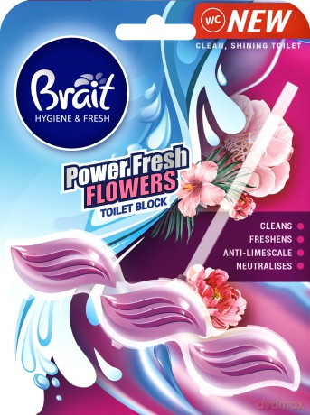 DRAM BRAIT Kostka do wc Fresh Flowers 39g