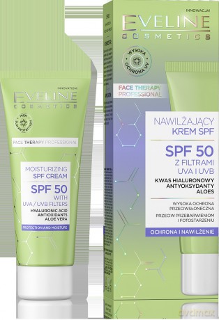 EVELINE FACE THERAPY Krem nawilżający SPF50