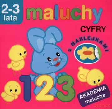 Maluchy Cyfry Z Naklejkami 2-3 Lata [KSIĄŻKA]