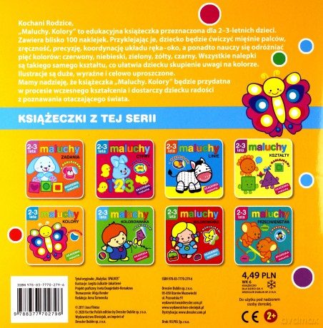Maluchy Kolory 2-3 [KSIĄŻKA]